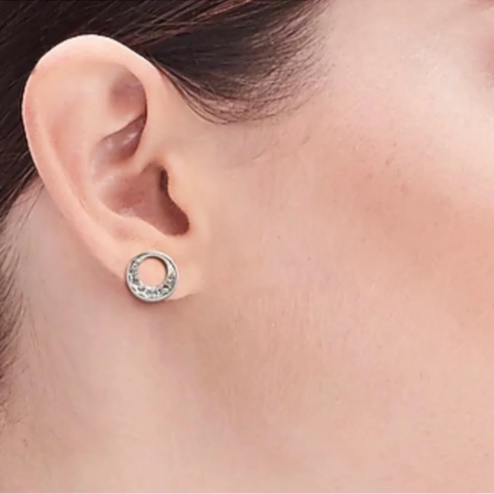 Boutique | Earrings | Circular with Clear Stones - Picture 6 of 6